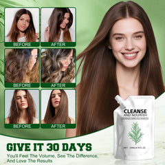 Aplicación en raíces para nutrir el cabello desde la base.