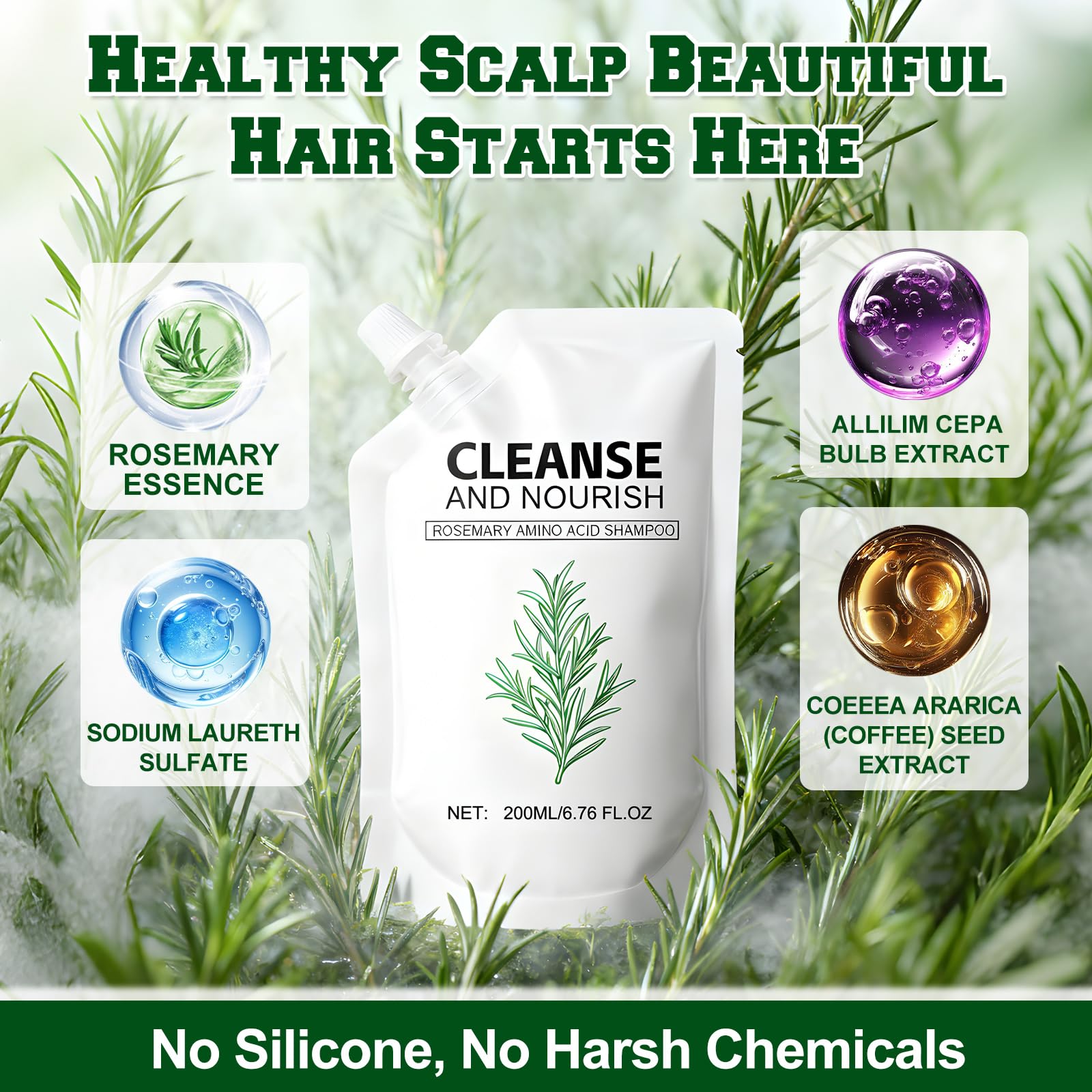 Cabello más suave y con brillo natural tras cada lavado.