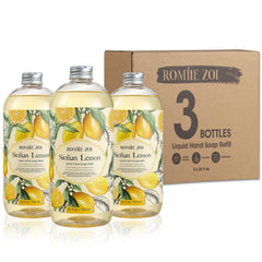 ROMIIE ZOI refil-mains-citron-750ml, douceur nettoyante pour les mains
