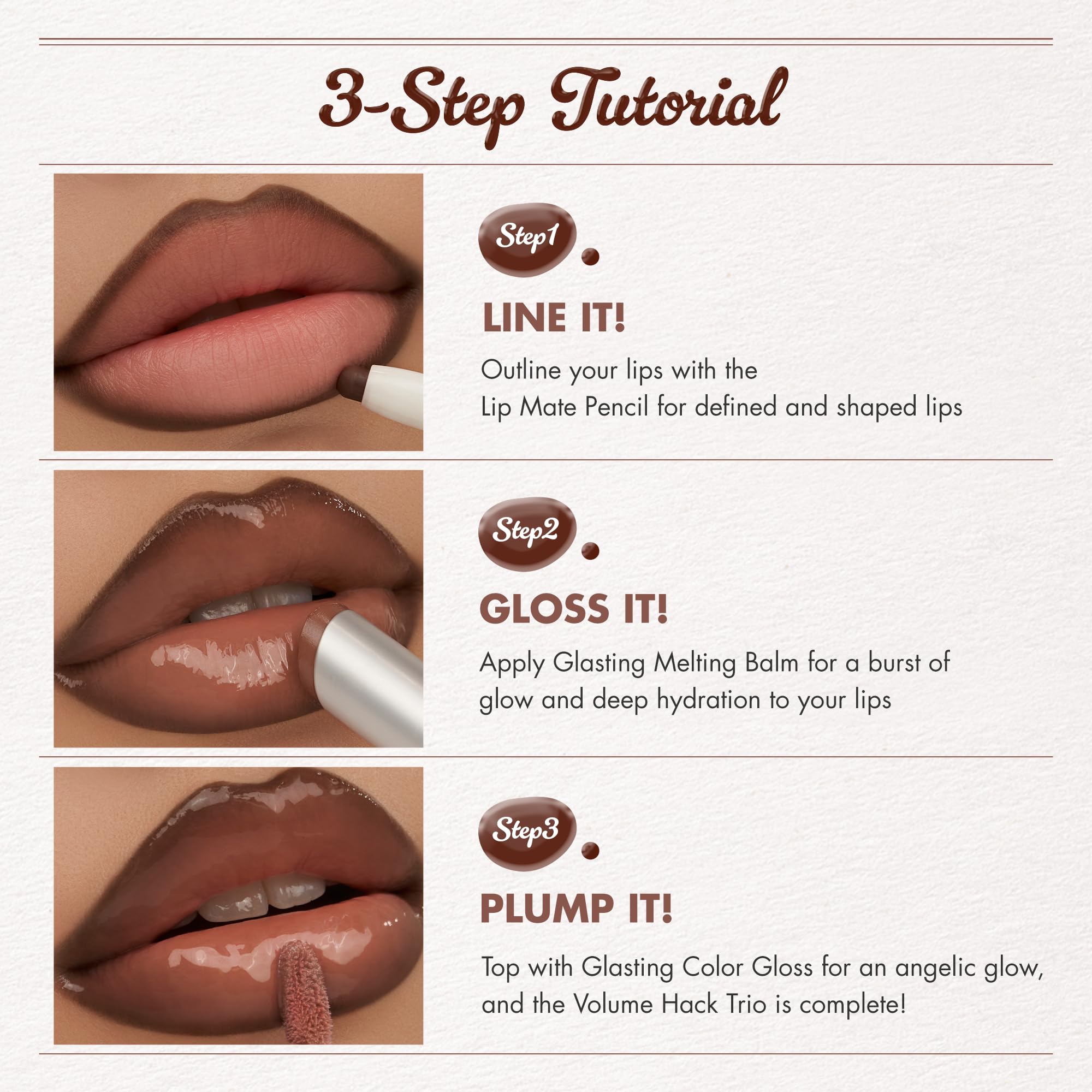 romnd Delineado preciso con Lip Mate Bitter Mocha para definición nítida.