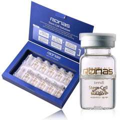Ronas Solution Cellules Souches — bouteille élégante et hydratation potentielle au quotidien.