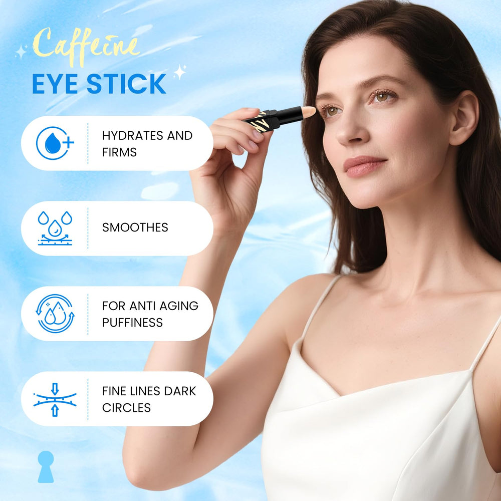 RONKIE Caffeine Eye Stick targets dark circles for a brighter eye area.