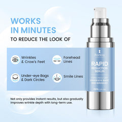 Rápida absorción y acabado sin residuo blanco de la crema de ojos RONKIE