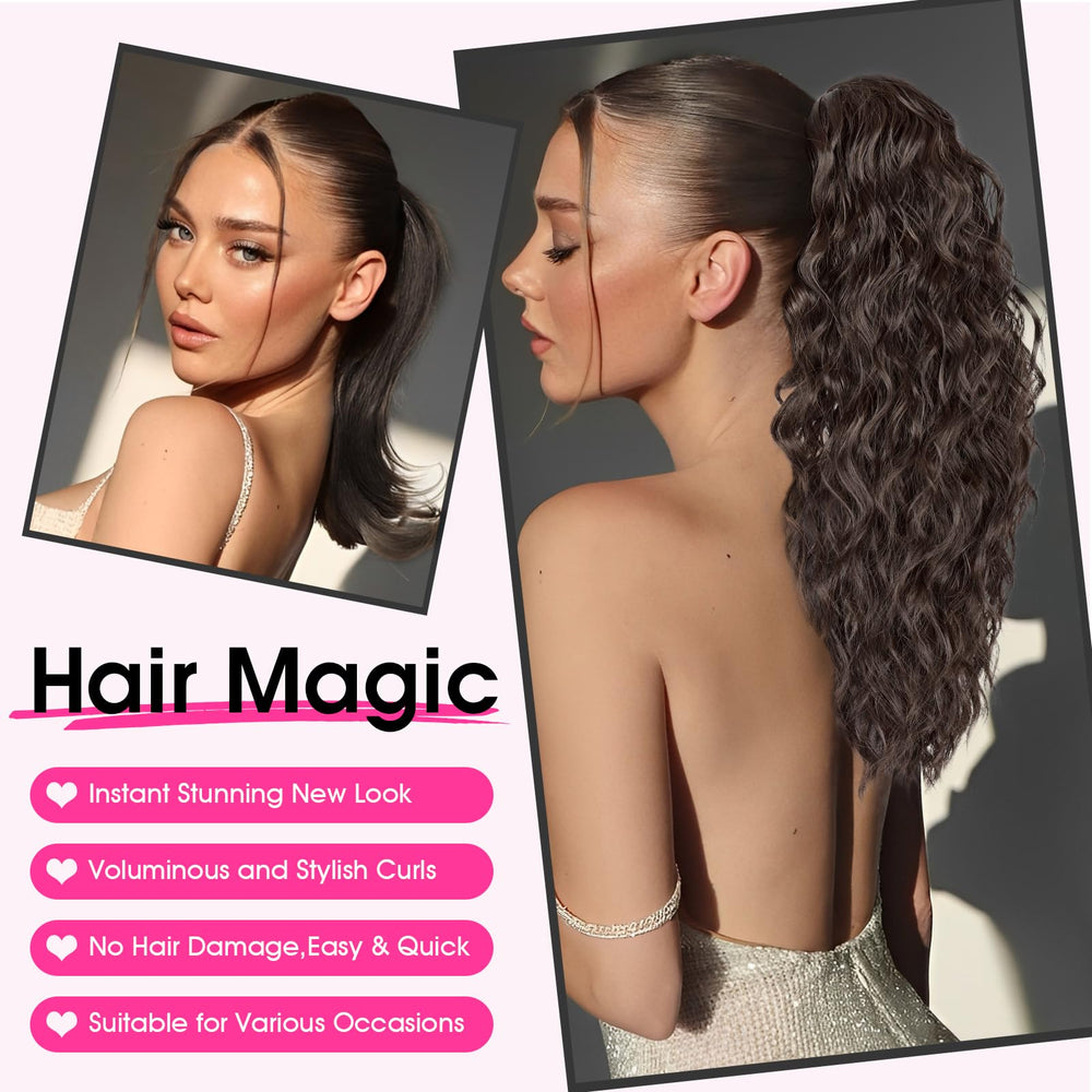 Ponytail RONTAYA con efecto volumen para cabello abundante
