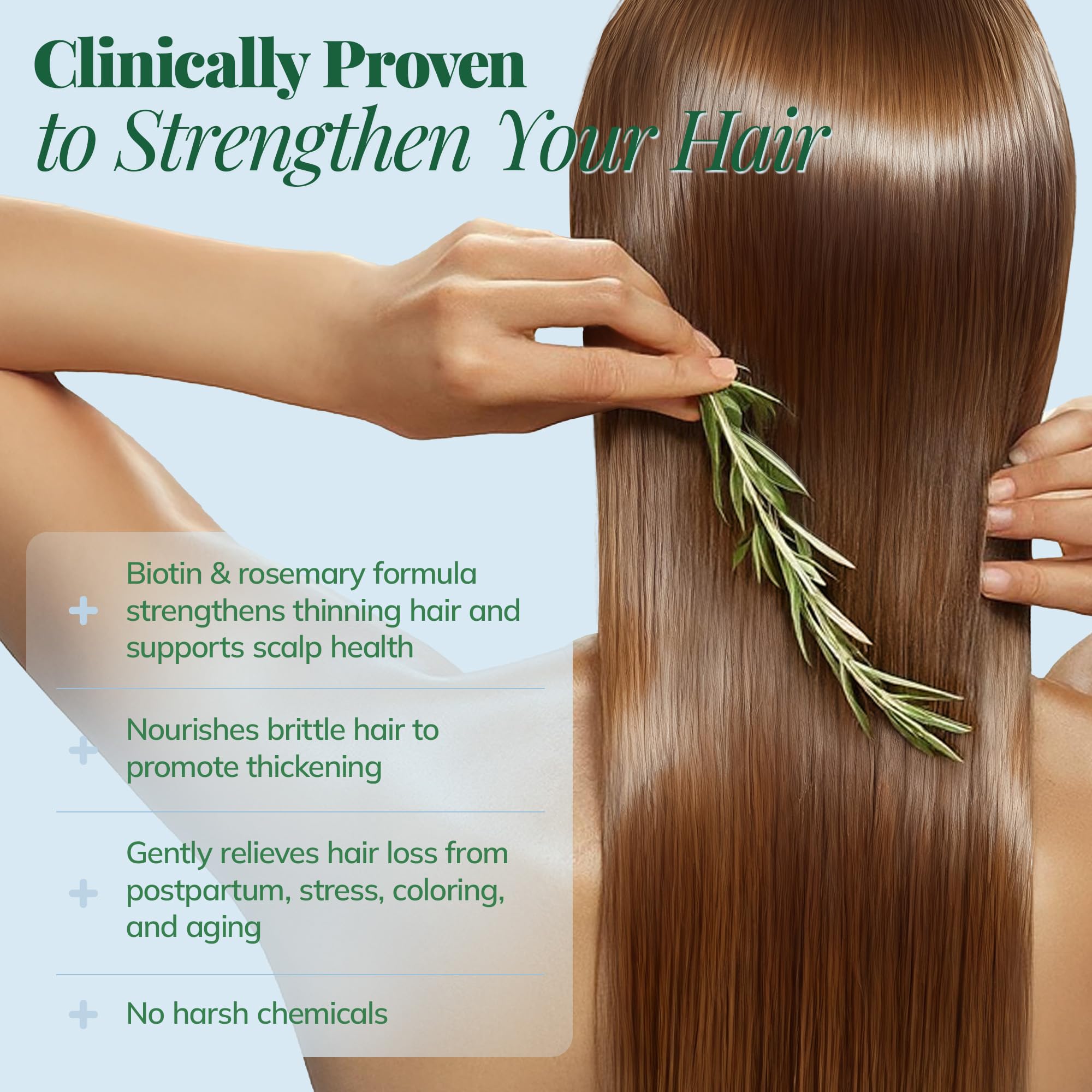 RootStim aceite de romero ayuda a nutrir y revitalizar el cabello.