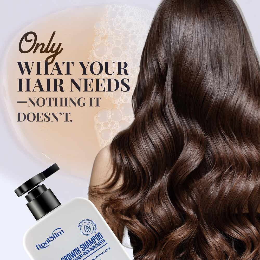 RootStim Biotina y Romero Champú, aplicación diaria fácil y rápida