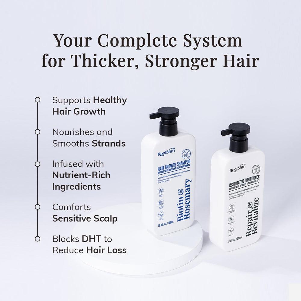 RootStim acondicionador Rosmarino-Biotina, cabello suave y manejable