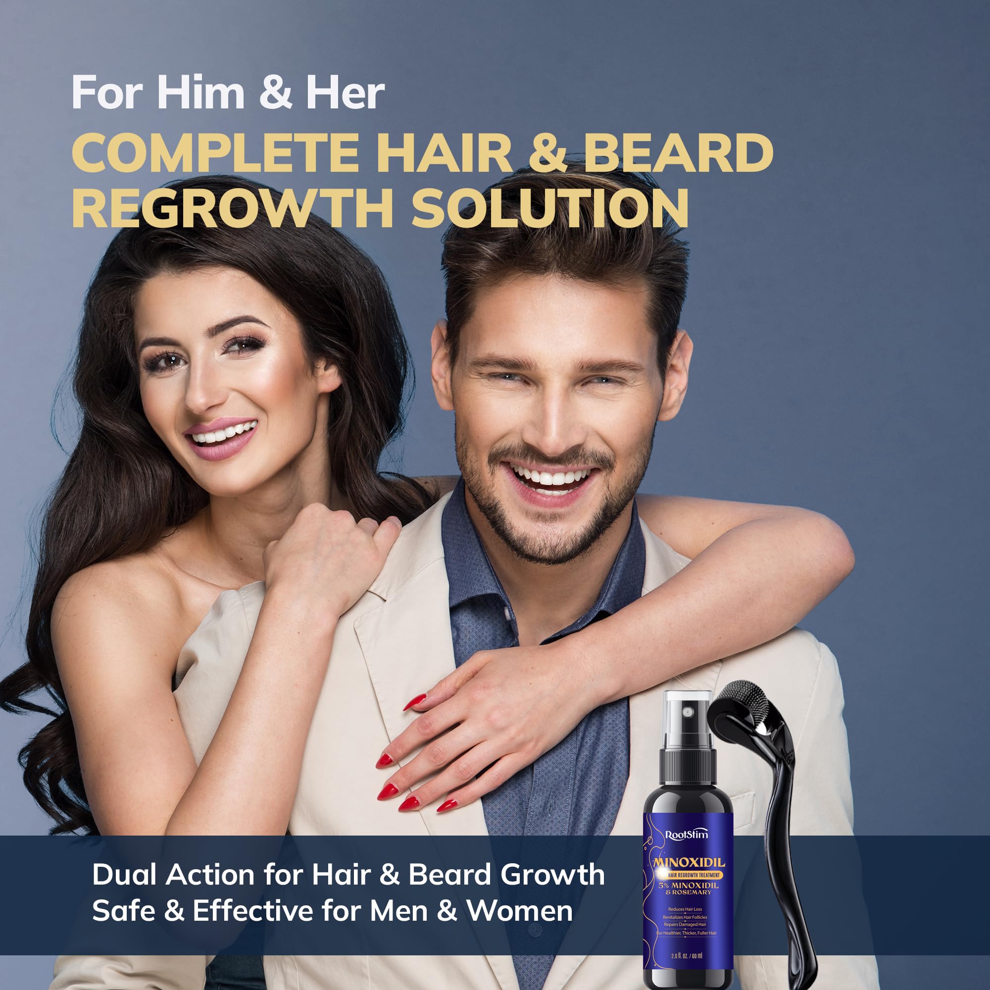 RootStim frasco de 60 ml con aplicación rápida y cómoda.