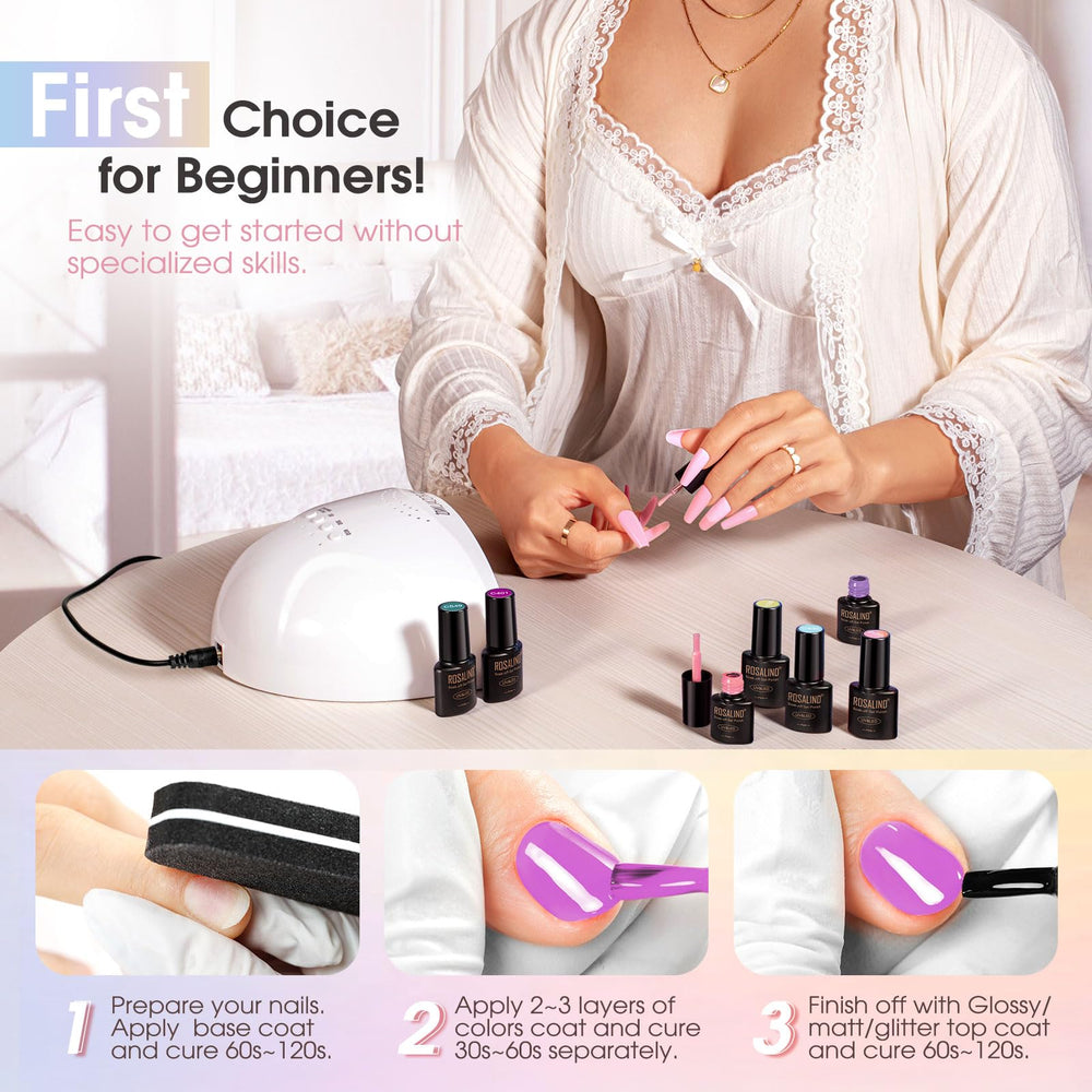 ROSALIND beginner-friendly gift set ideal for learning polish techniques
