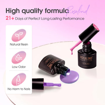 ROSALIND easy-apply brush enabling smooth, even gel strokes