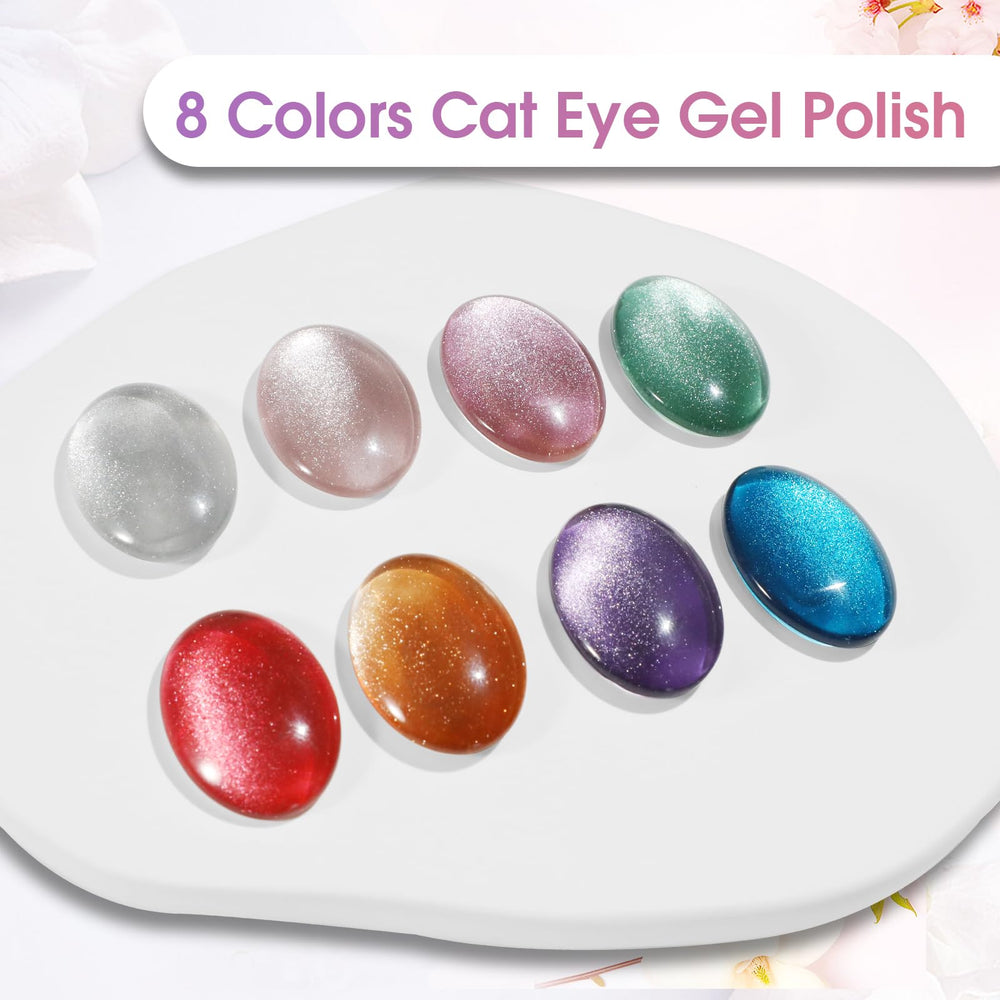 Rosalind paleta de 8 tonos, opción para variar el look ojo de gato.