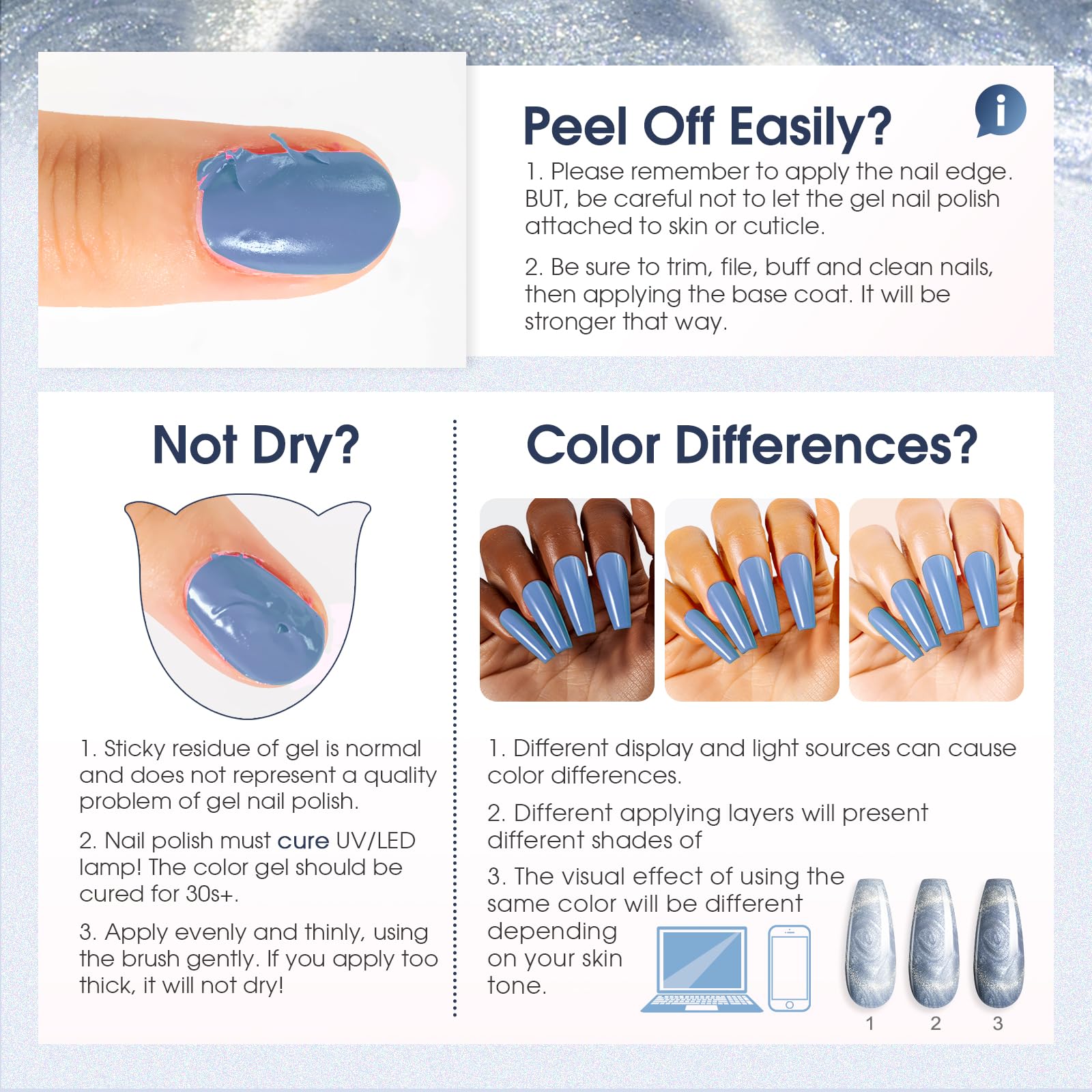 ROSALIND ice-transparent base enhances cool cat-eye styles.