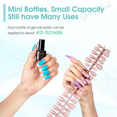ROSALIND neon pink gel nail polish bottle for bold daily looks