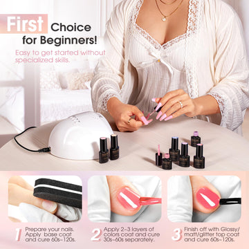ROSALIND nude pink translucent shades for everyday elegant manicures