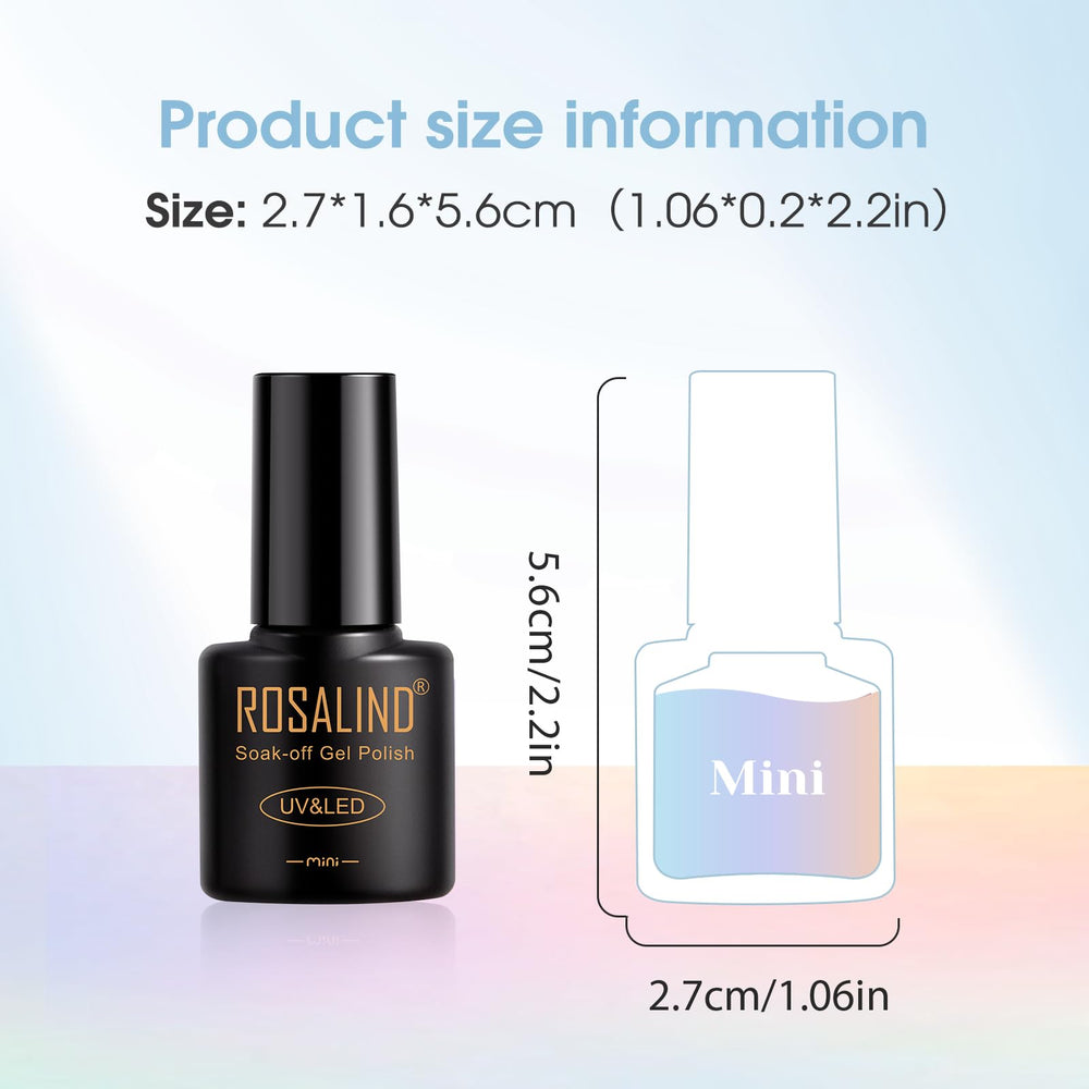 ROSALIND portable travel bottles for on-the-go manicures