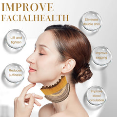 Rose Romee cepillo linfático ergonómico para contorno facial facilita drenaje suave