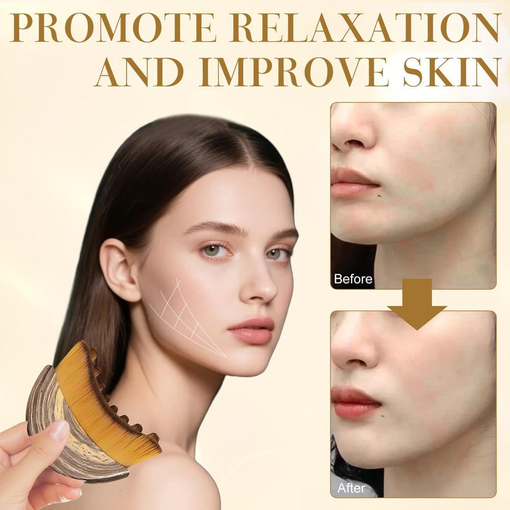 Rose Romee definición de la mandíbula con drenaje linfático facial sin frotar