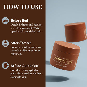 Roseblem Manteca Corporal para Hombres — vista frontal del producto