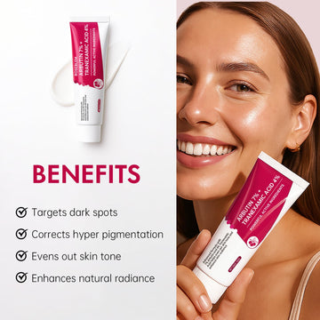 Roseblem cream texture appears silky and lightweight for quick absorption.