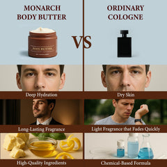 Roseblem Manteca Corporal para Hombres – Hidratación con Colonia, Sin Alcohol – 150 ml