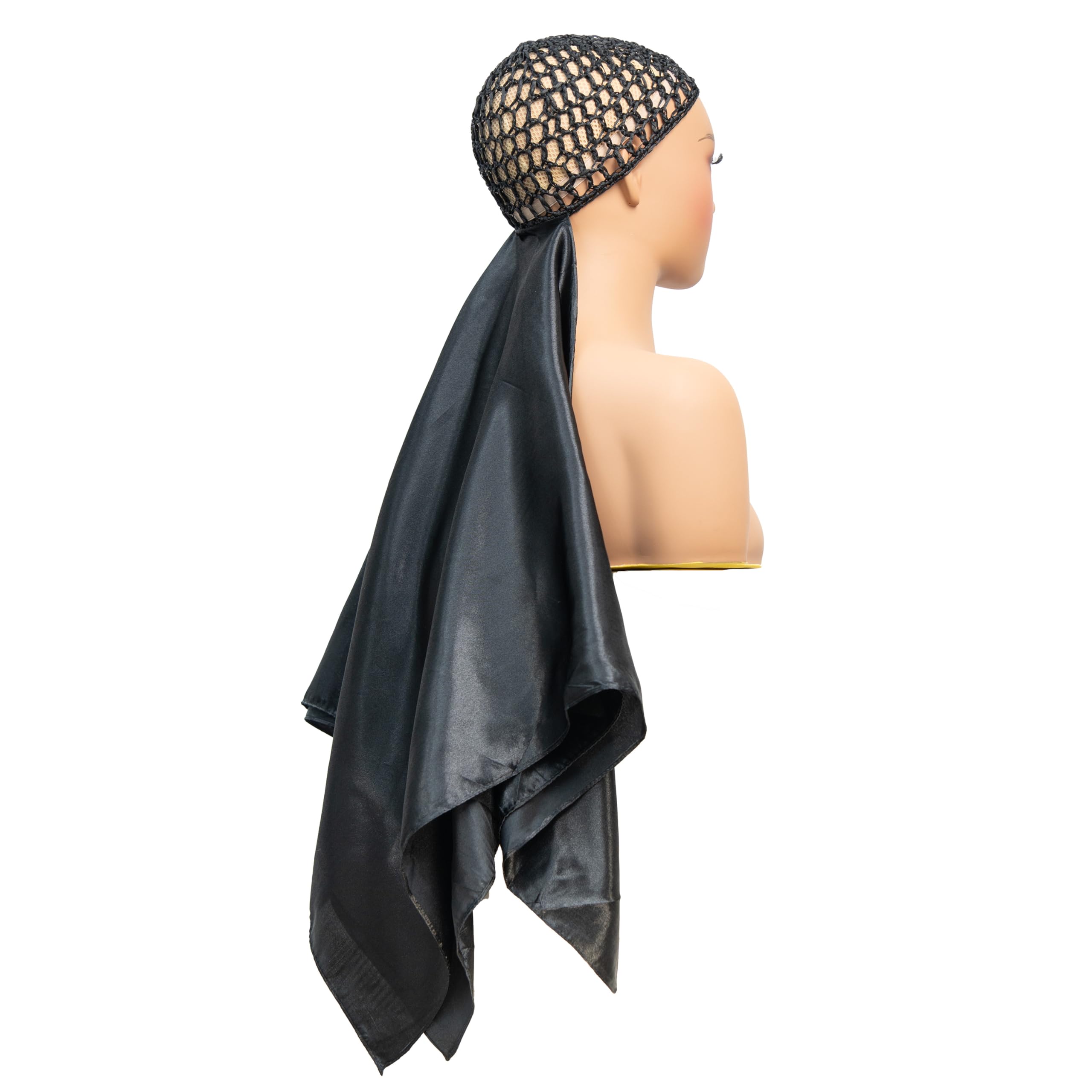 ROSEBONY gorro envolvente con pañuelo, protección suave para el cabello durante la noche.