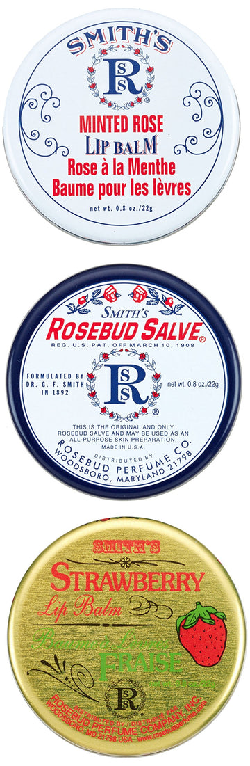 ROSEBUD SALVE: muestra de color y textura que suaviza labios secos