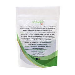 Roselle Naturals Polvo Chebe aplicado en mascarilla capilar para hidratación