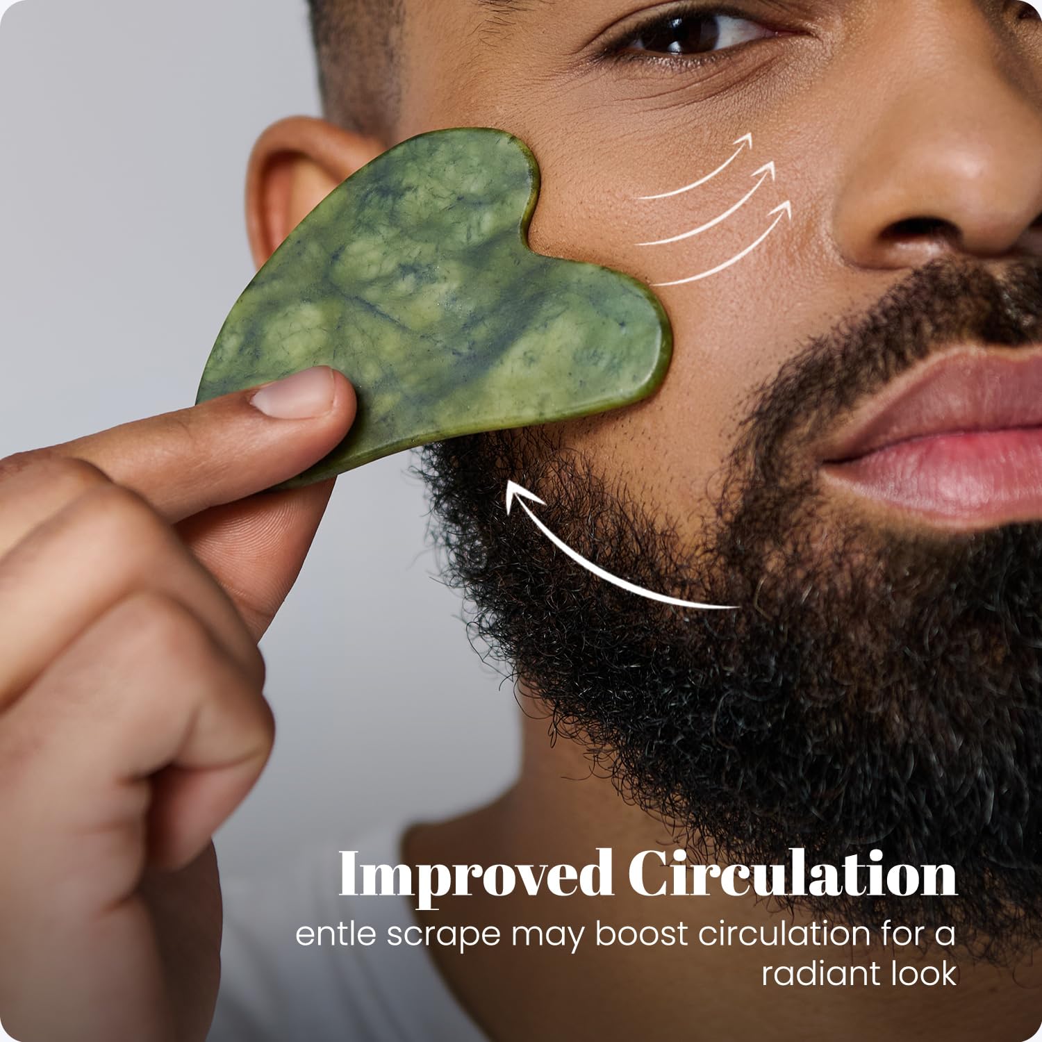 ROSELYNBOUTIQUE gua sha efecto enfriante para reducir enrojecimiento suave.