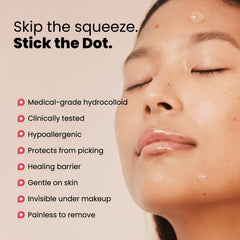 ROSELYNBOUTIQUE parches para imperfecciones de 10 mm, protección suave durante el día.