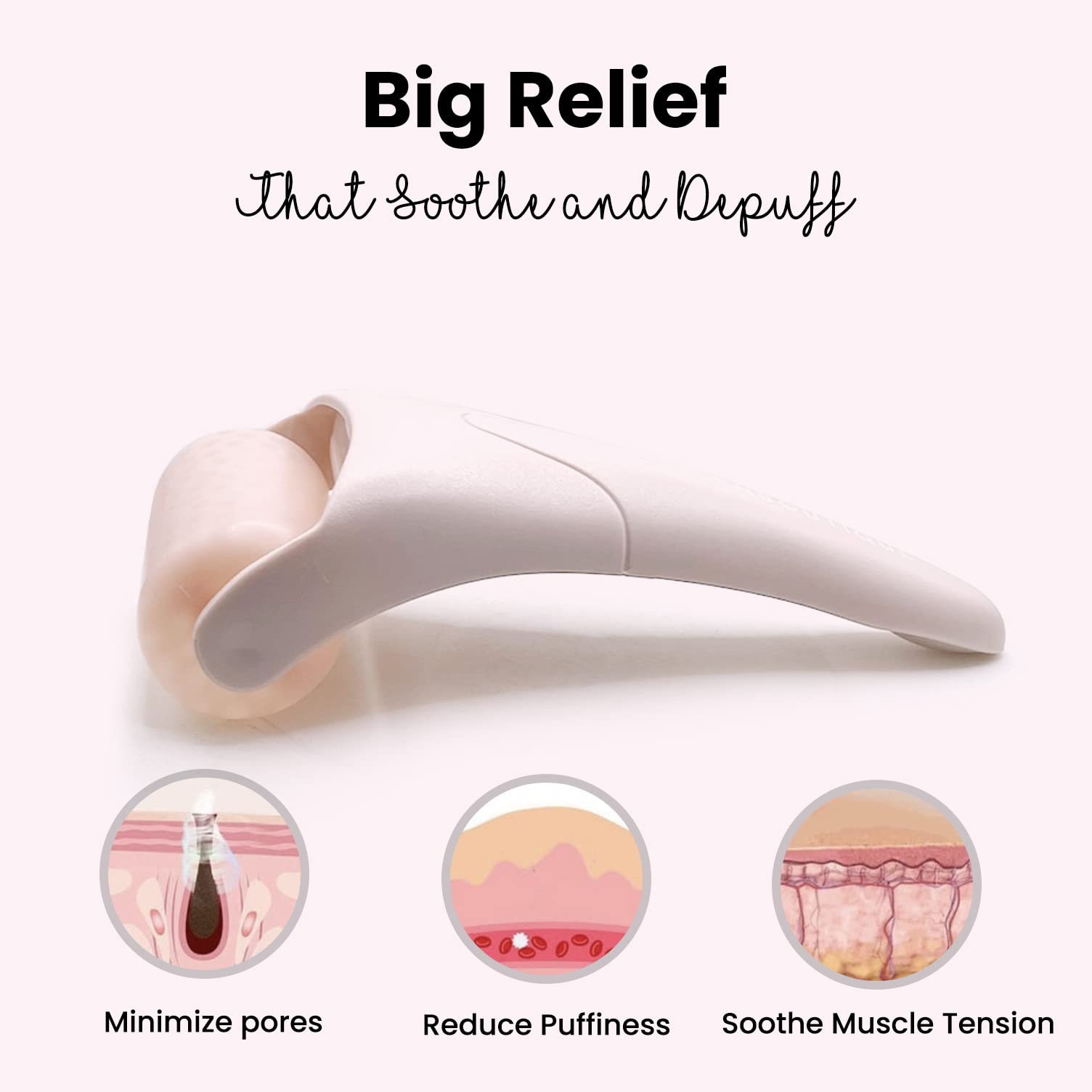 ROSELYNBOUTIQUE Rodillo de hielo con productos; potencia la hidratación y resultados.