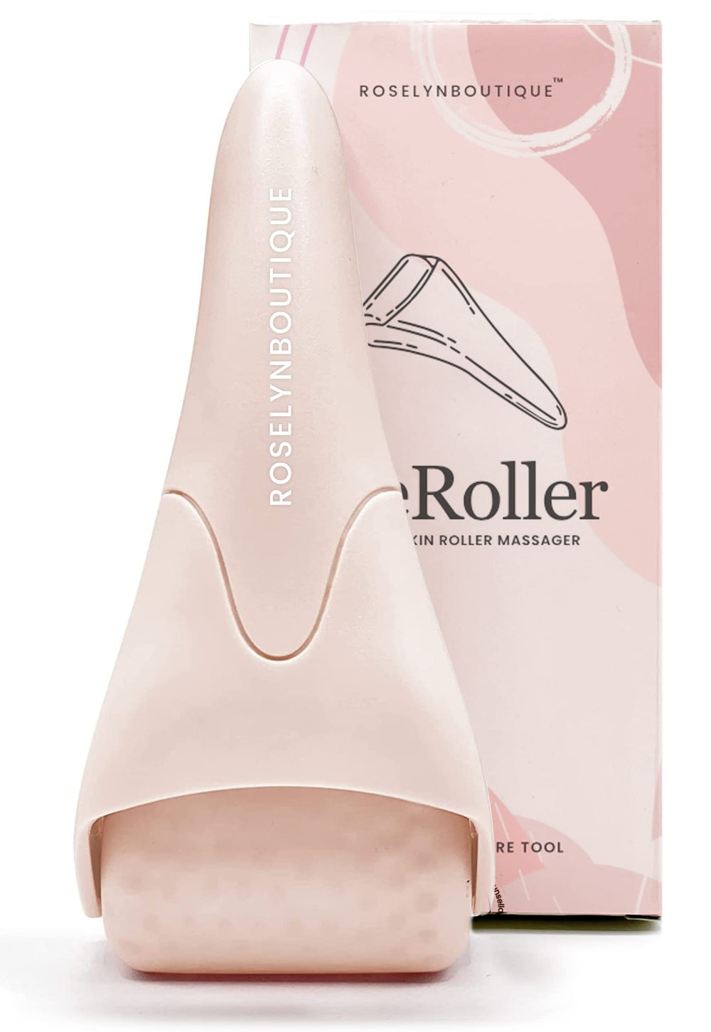 ROSELYNBOUTIQUE Rodillo de hielo para el rostro; promueve relajación y firmeza suave.