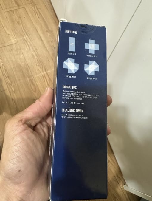 ROSELYNBOUTIQUE Rodillo Derma diseño ergonómico: manejo cómodo durante la aplicación