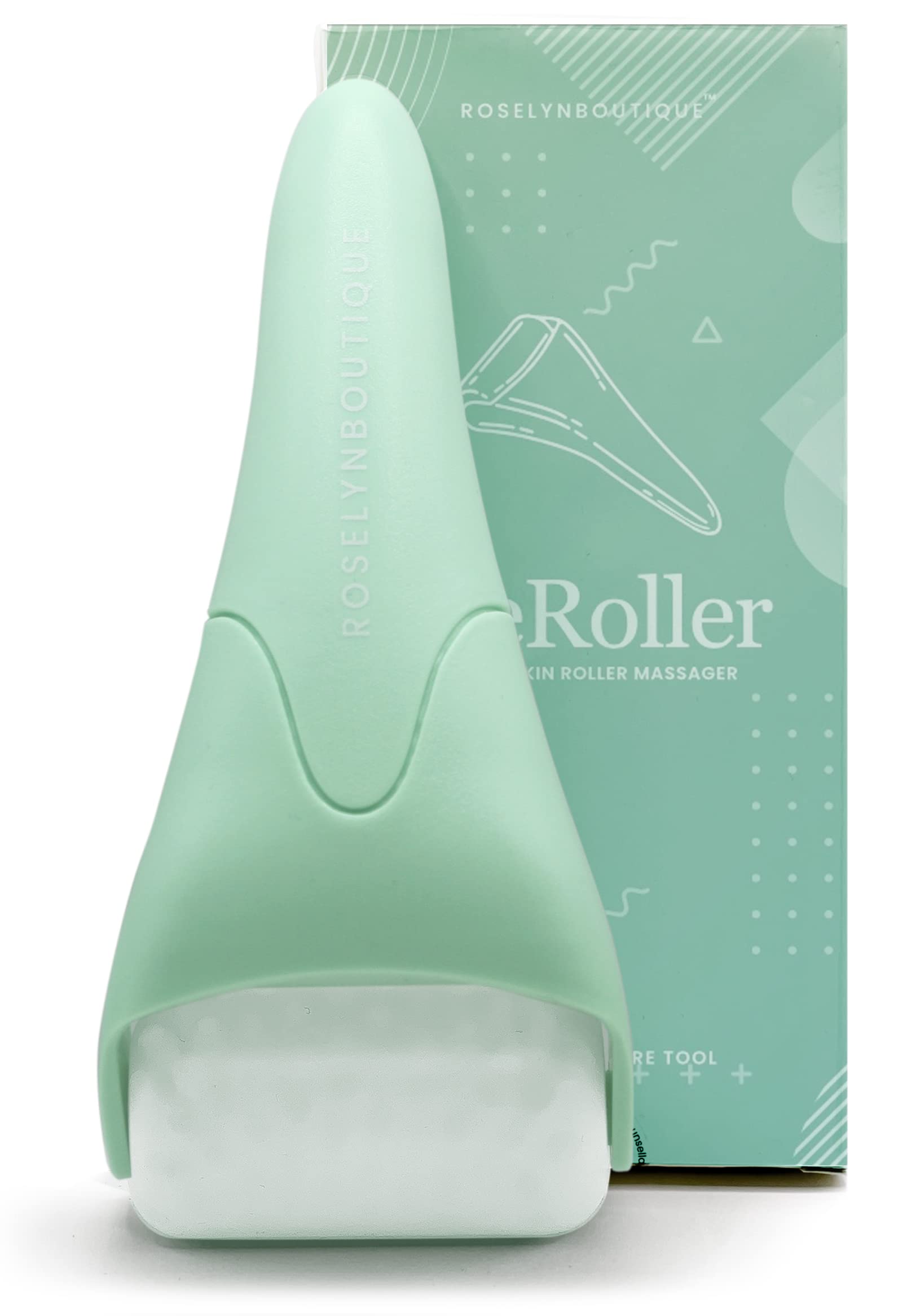 ROSELYNBOUTIQUE rodillo de hielo para masaje facial ofrece sensación fresca y relajante.