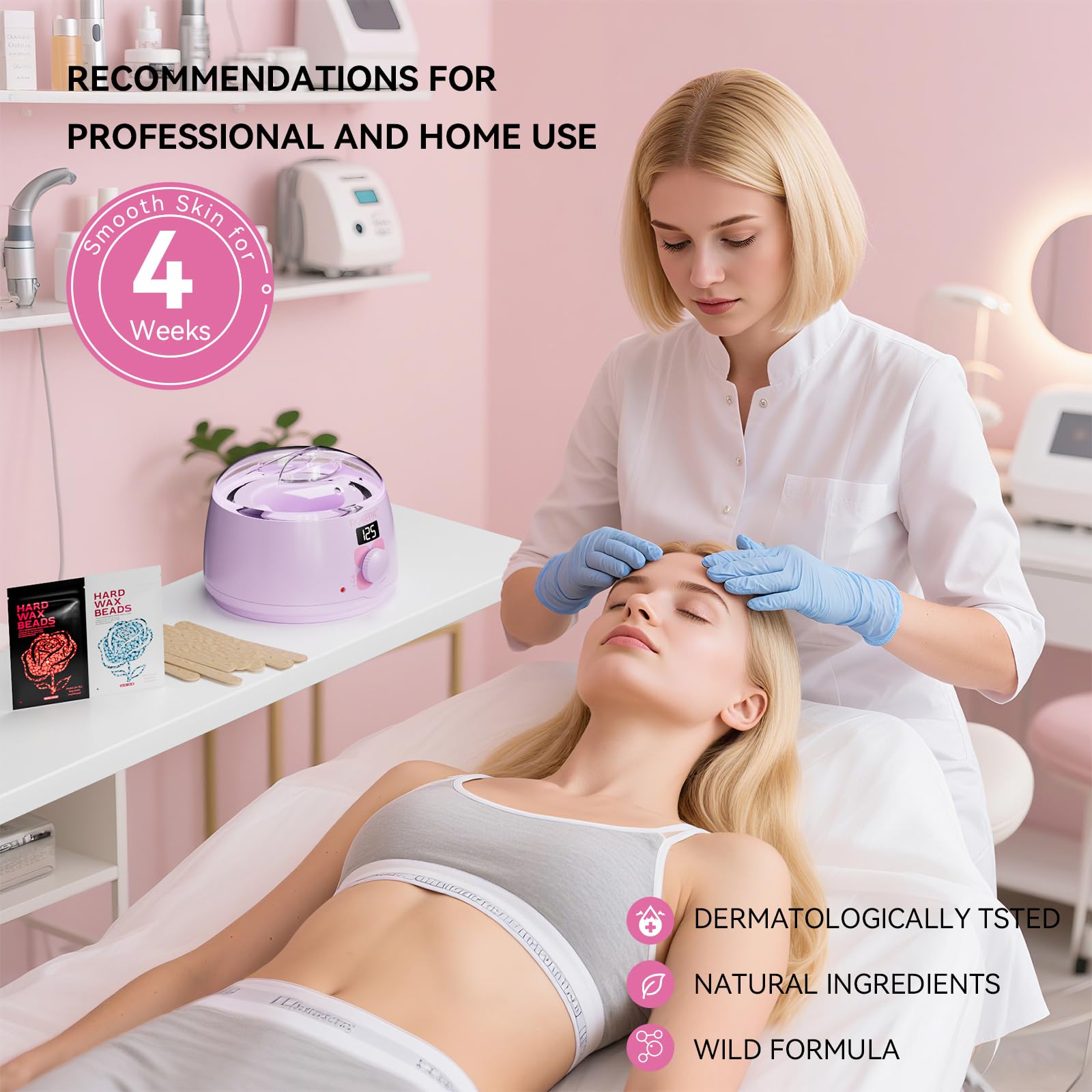 Rosepil recipiente de silicona facilita almacenar cera sobrante y limpiar.