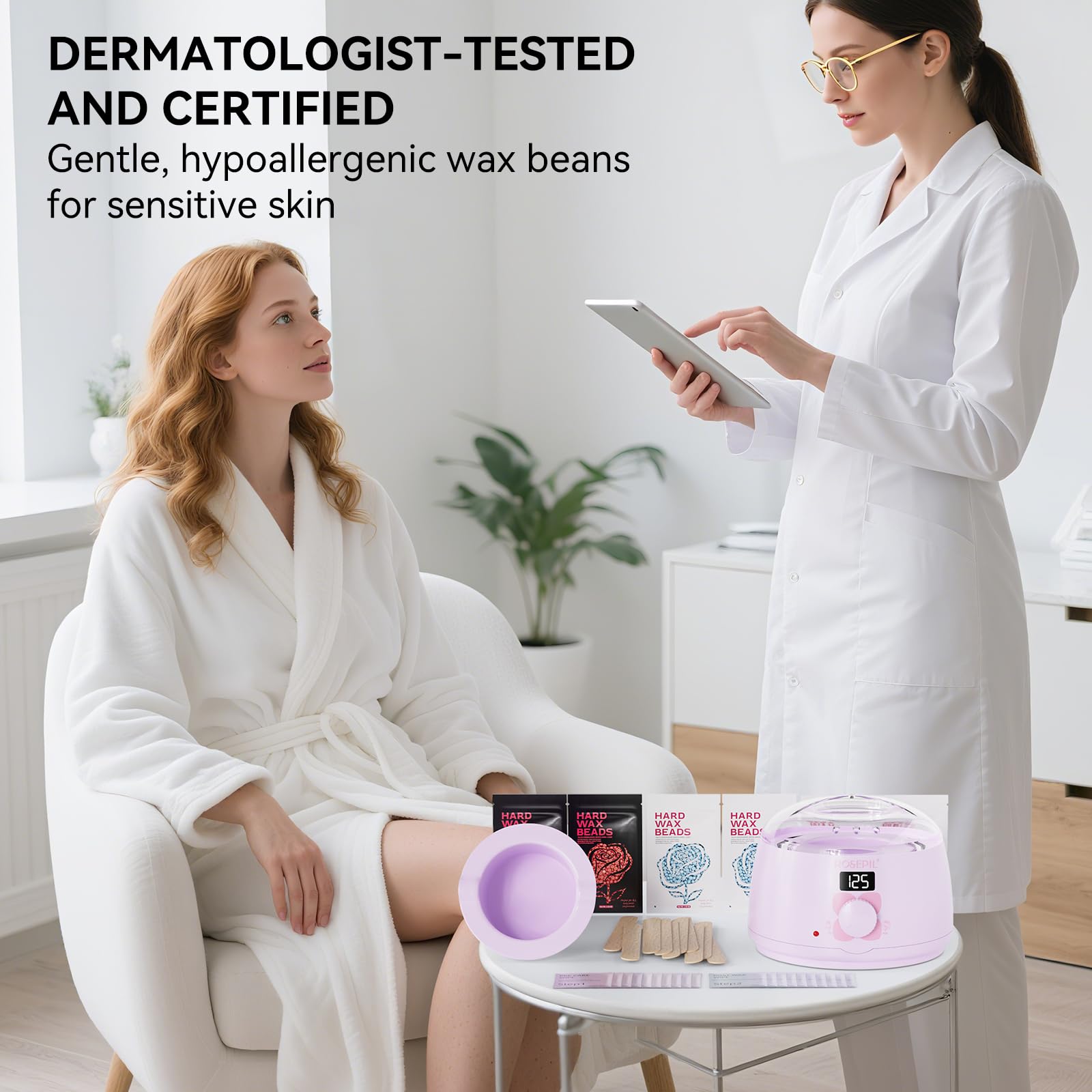 Rosepil permite depilar rostro, bikini y cuerpo con comodidad.