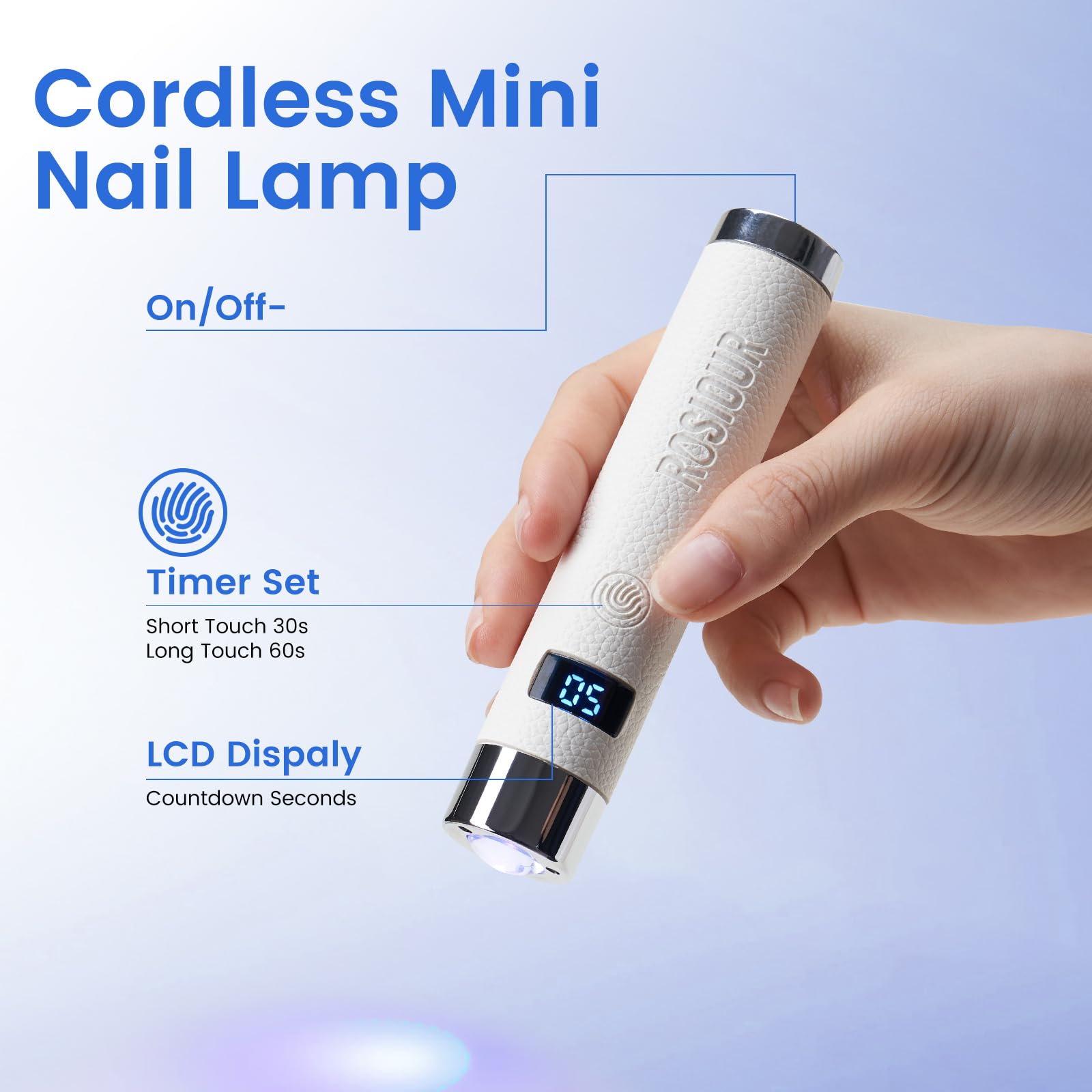 Pantalla digital de la lampara uv-led para temporizador