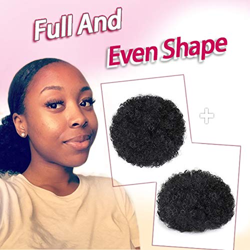 Rosmile Afro Puff rizos definidos y volumen para look completo.