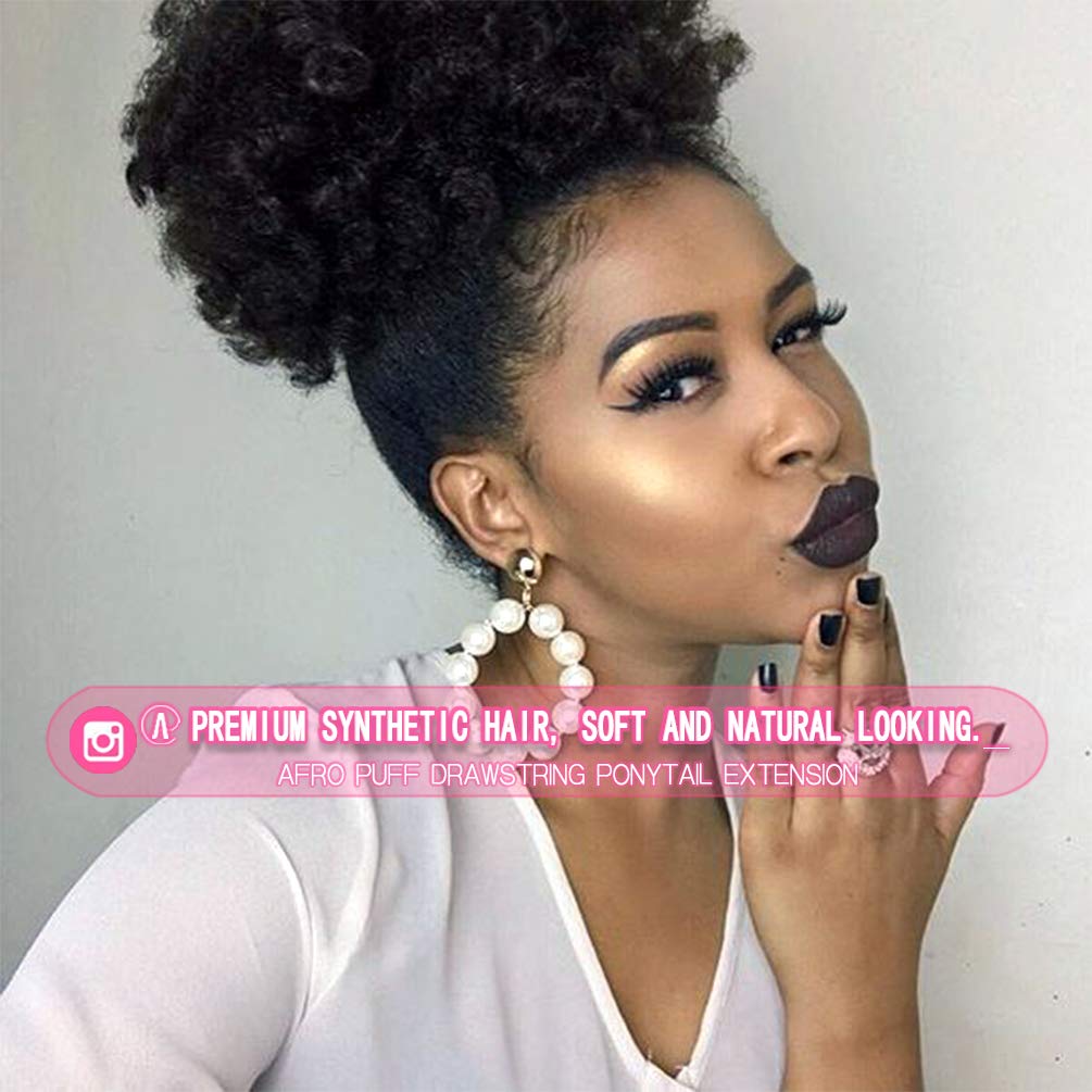 Rosmile Afro Puff con textura suave para uso diario.