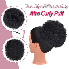 Rosmile Afro Puff, acabado duradero para eventos.