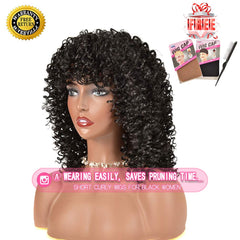 Peluca rosmile con ajuste configurable para talla cómoda.