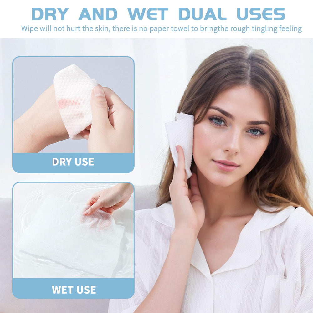 Rouceyxin textura suave de algodón, ideal para piel sensible y limpieza suave.