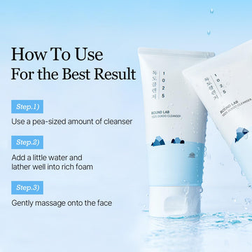 ROUND LAB 1025 Dokdo Cleanser: textura suave que deja sensación fresca en la piel