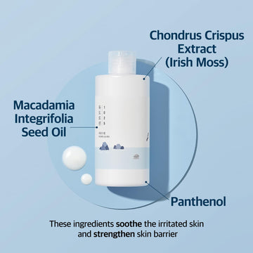 Agua profunda de ROUND LAB 1025 Dokdo Lotion nutriendo la piel