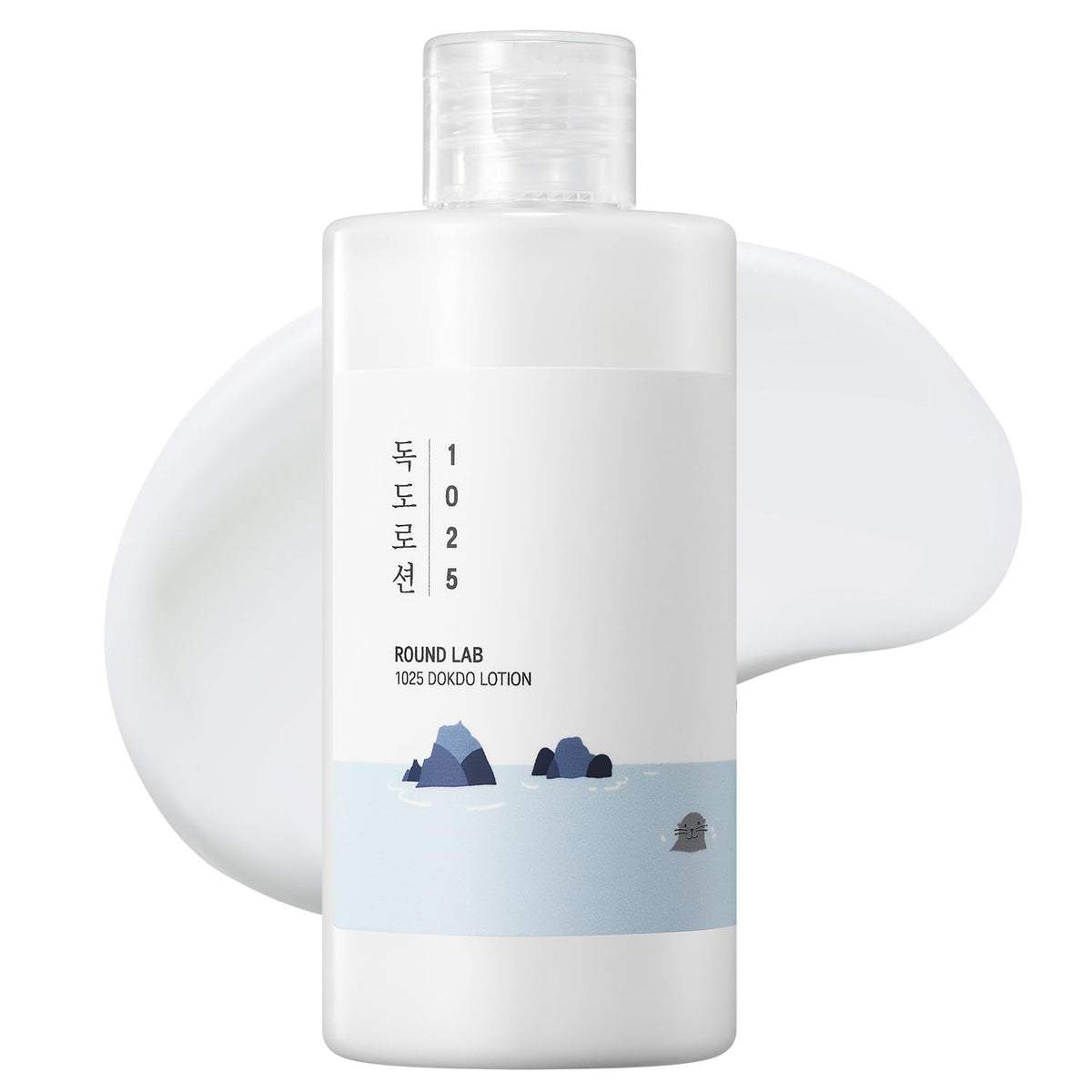 ROUND LAB 1025 Dokdo Lotion en botella, hidratación duradera para piel seca