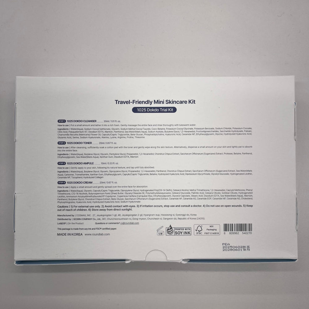 ROUND LAB Dokdo ritual diario mini para uso cómodo y constante en cualquier lugar