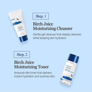 ROUND LAB Birch Juice Crema 20ml, nutrición suave para la barrera cutánea.
