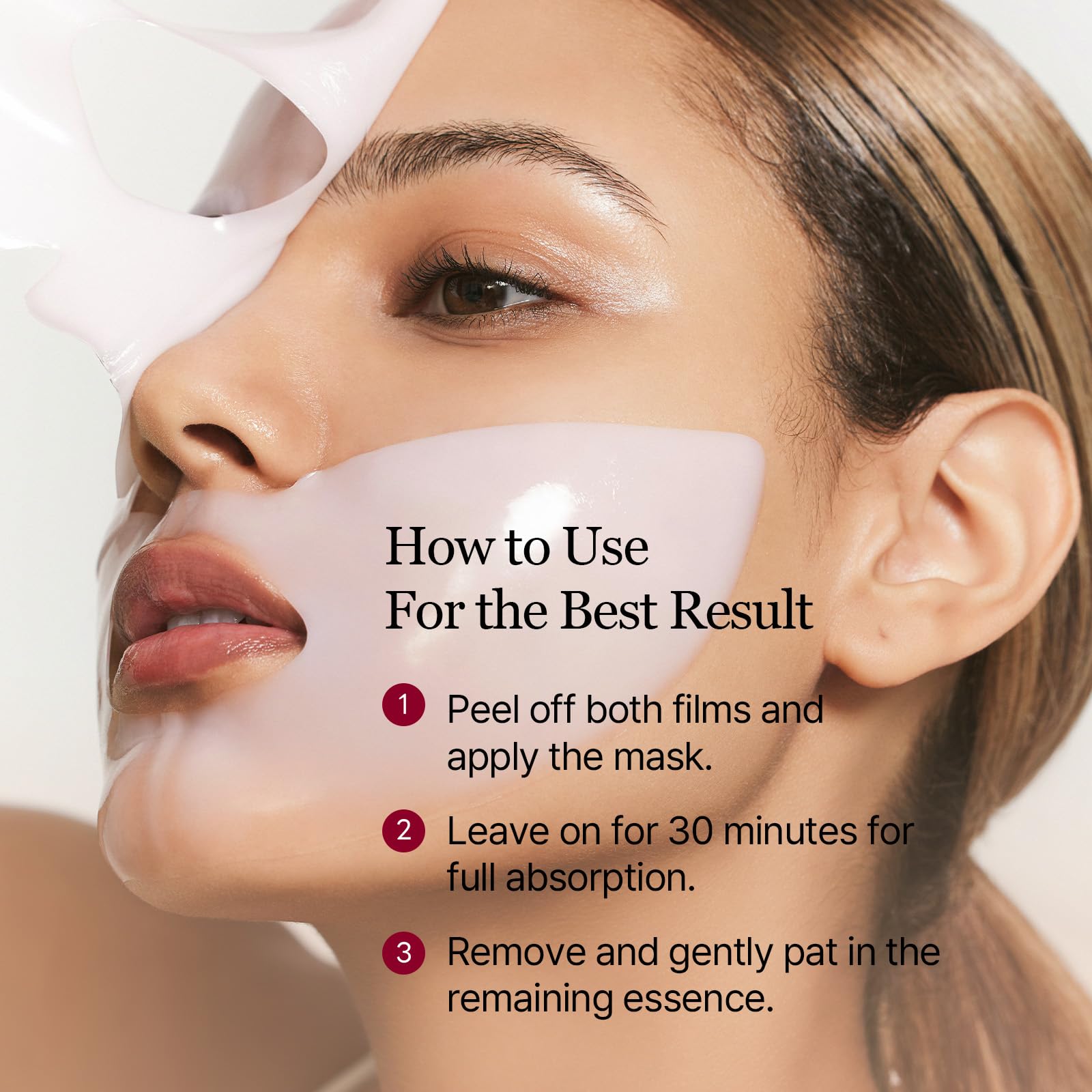 ROUND LAB Camellia Collagen Mask hidratación en 30 minutos