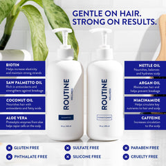 Routine Wellness botella frontal con aroma lavanda-cedro