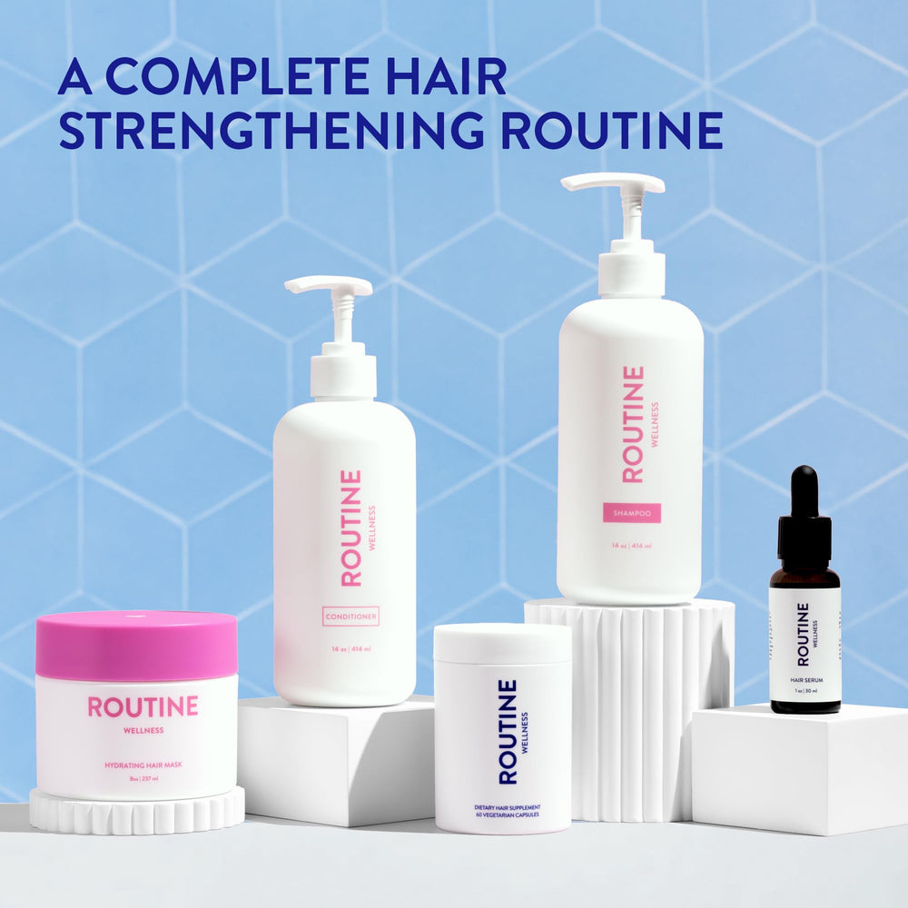 Routine Wellness Champú para hombres y mujeres, cuidado suave diario.