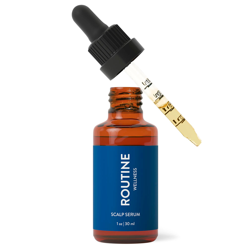 Routine Wellness Serum en botella de 30 ml, ideal para cabello más lleno.